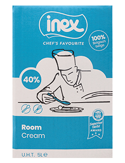 ROOM NIET GESUIK.40% UHT INEX 5LT-623