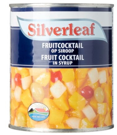 FRUITCOCKTAIL SILVER LEAF 6X3KG
