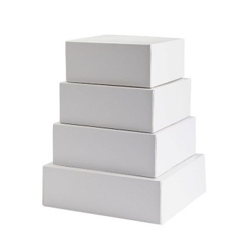 Gebakdoos wit 13x5cm - 125 stuks - Vermeulen