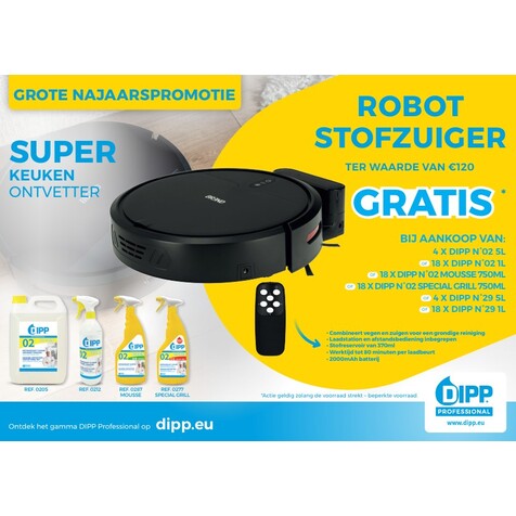 PAKKET DIPP ROBOTSTOFZUIGER-9282