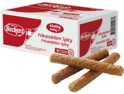 Curryworst en Frikandel van Beckers - 40x85g Verpakking - Vermeulen