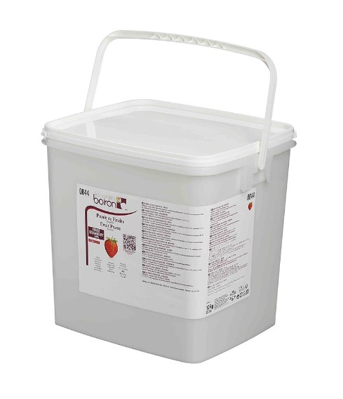 Aardbeienpuree Ongesuikerd - 100% Diepgevroren Aardbeienpuree - Vermeulen