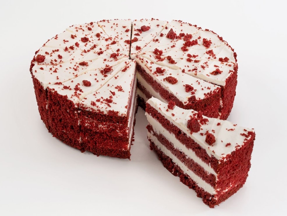 RED VELVET TAART HO GESN.14P 4ST-10827
