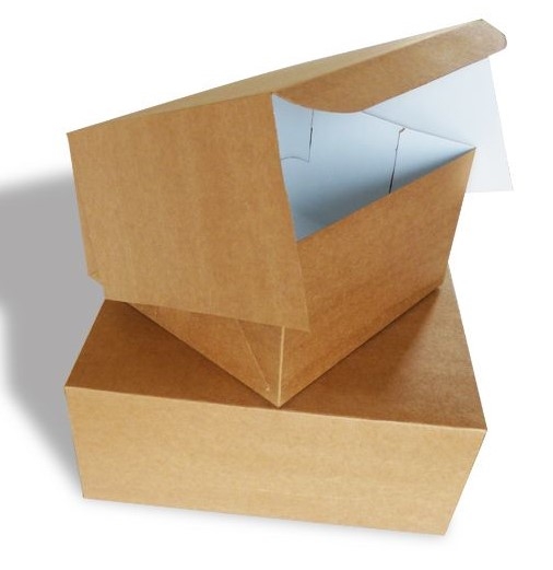Boîtes Écologiques Brunes 30x8 cm - Lot de 100 Pièces - Vermeulen