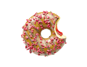 Dau Donut Gev.raspberry Bliss 48st-0995