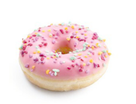 D190 Doonys Donut Pink/aardbei 36s-52409