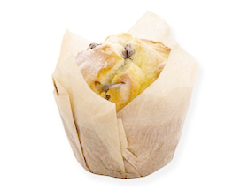Pastri Muffin Natuur-choc.80g/40st-2108